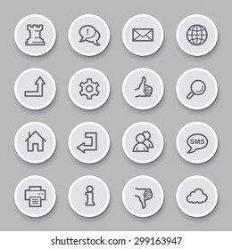 Web & internet icons set