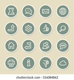 Web & internet icons set