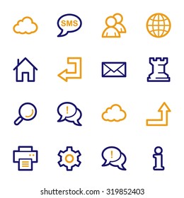 Web & internet icons set