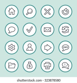 Web & internet icons set