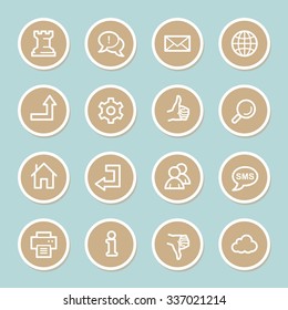 Web & internet icons set