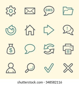 Web & internet icons set