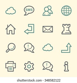 Web & internet icons set