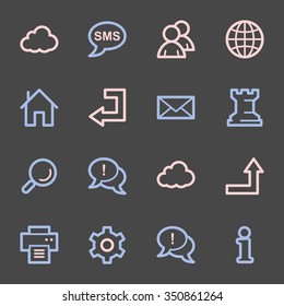 Web & internet icons set