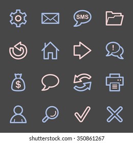 Web & internet icons set