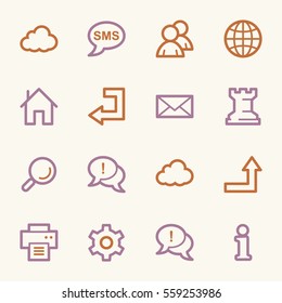 Web & internet icons set