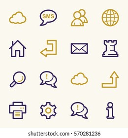 Web & internet icons set