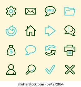 Web & internet icons set