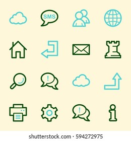 Web & internet icons set