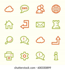 Web & internet icons set