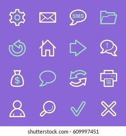 Web & internet icons set