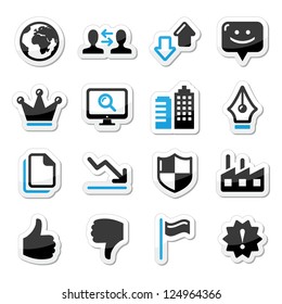 Web internet icons set - vector