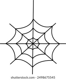 Web, an isolated image on a white background. Vector art 