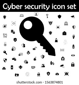 Web key icon. Cyber security icons universal set for web and mobile