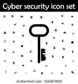 Web key icon. Cyber security icons universal set for web and mobile