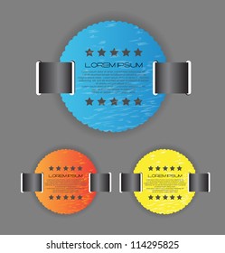 web label/banners