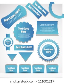 web labels stickers and badges