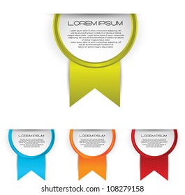 web labels/badges