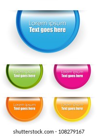 web labels/badges