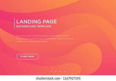 web landing page banner or background template with abstract geometric shape and motion