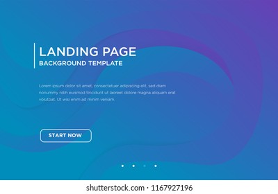 web landing page banner or background template with abstract geometric shape and motion