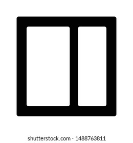 web layout glyph flat vector icon