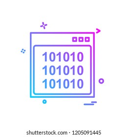 Web layout icon design vector