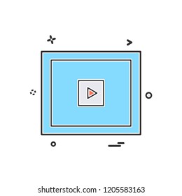 Web layout icon design vector