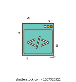 Web layout icon design vector