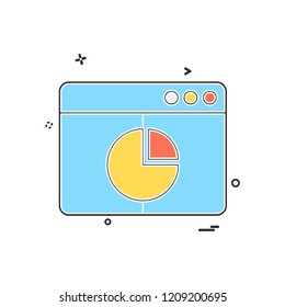Web layout icon design vector