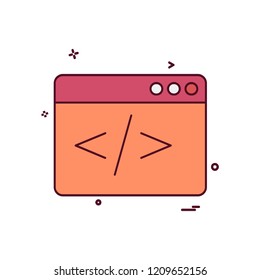 Web layout icon design vector