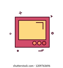 Web layout icon design vector