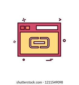 Web layout icon design vector