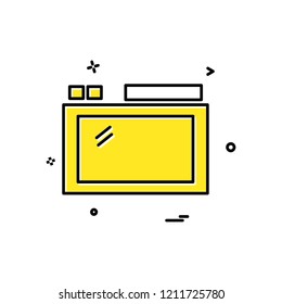 Web layout icon design vector