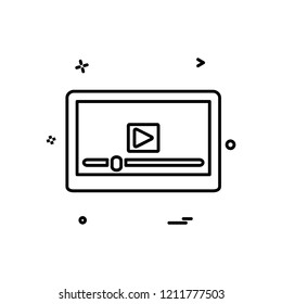 Web layout icon design vector