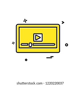 Web layout icon design vector