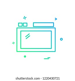 Web layout icon design vector