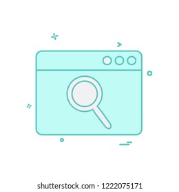 Web layout icon design vector