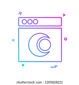 Web layouts icon design vector