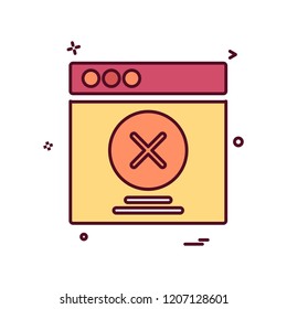 Web layouts icon design vector