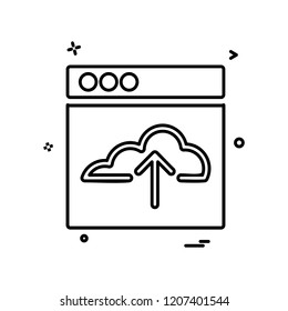 Web layouts icon design vector