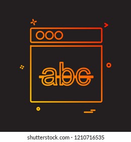 Web layouts icon design vector