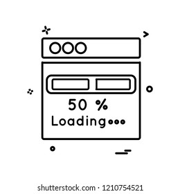Web layouts icon design vector