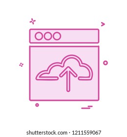 Web layouts icon design vector