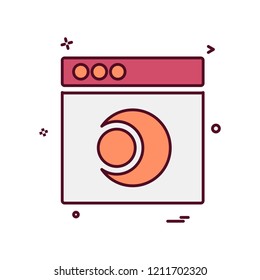 Web layouts icon design vector