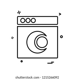 Web layouts icon design vector