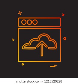 Web layouts icon design vector
