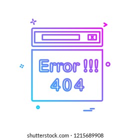 Web layouts icon design vector