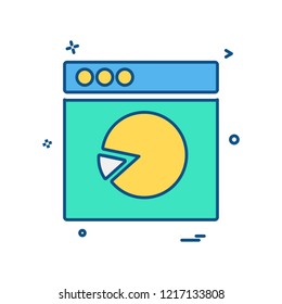 Web layouts icon design vector