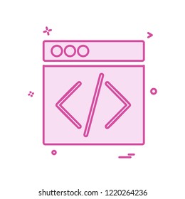 Web layouts icon design vector